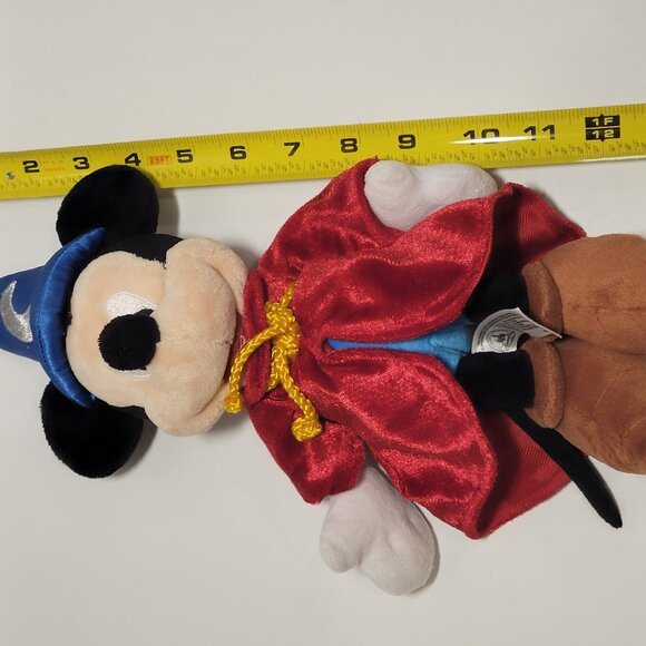 Disney 13" Plush Fantasia Mickey Mouse Wizard - Picture 5 of 5